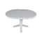 International Concepts 36 in. Solid Wood Round Top Pedestal Table with 12 in. Leaf - 30.1 in.High - Dining Height in White K08-36RXT-23B - alternate 2